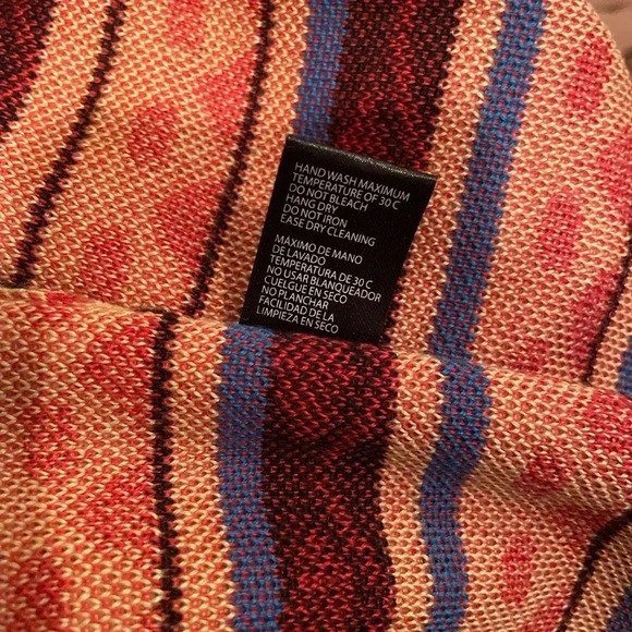 NWT VTG art to wear ethnic/tibetan buddha sweater luxury yarn artsy M - Picture 10 of 10